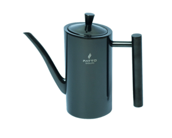 Azeiteiro Em Aço Inox Preto  500ml - Fatto