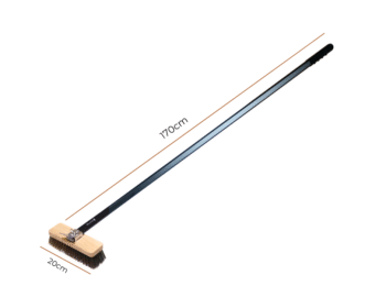 Escova Para Forno De Pizza Dupla 20/170cm - Fatto