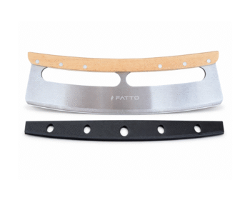 Cortador Mezzaluna para Pizza em Inox – Fatto Evoluto