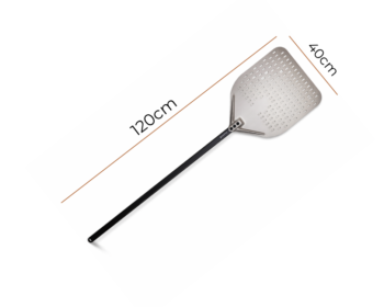 Pá De Enfornar Perfurada Alumínio 40/120 cm - Fatto