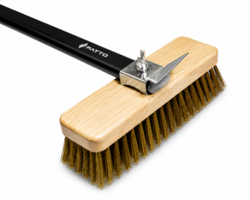 Escova Profissional 20cm para Limpeza com Raspador - Fatto