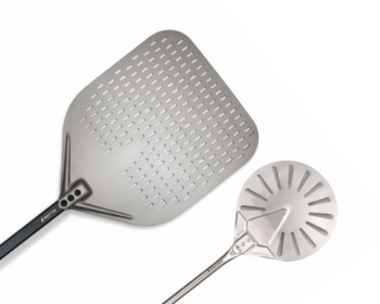 Kit Pá De Pizza Profissional 40cm Alumínio Anodizado Perfurada Fatto